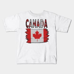 Canada Canadian Flag 2020 Funny Kids T-Shirt